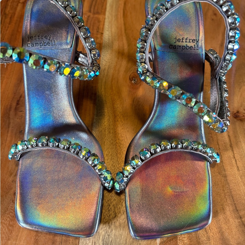 Jeffrey Campbell Iridescent Saints Heel